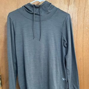 Reebok long sleeve hooded shirt
